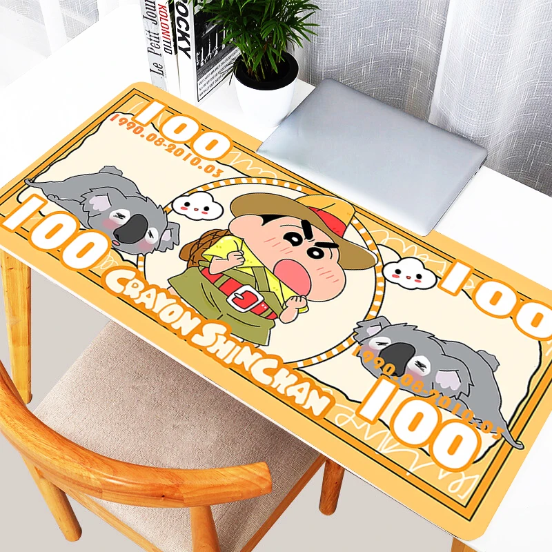 Kawaii ماوس الوسادة S-shin-chan لوحة ماوس للألعاب C-تلوين المطاط حصيرة مكتبية عدم الانزلاق الكمبيوتر المحمول ألعاب اكسسوارات لوحة المفاتيح السجاد #2