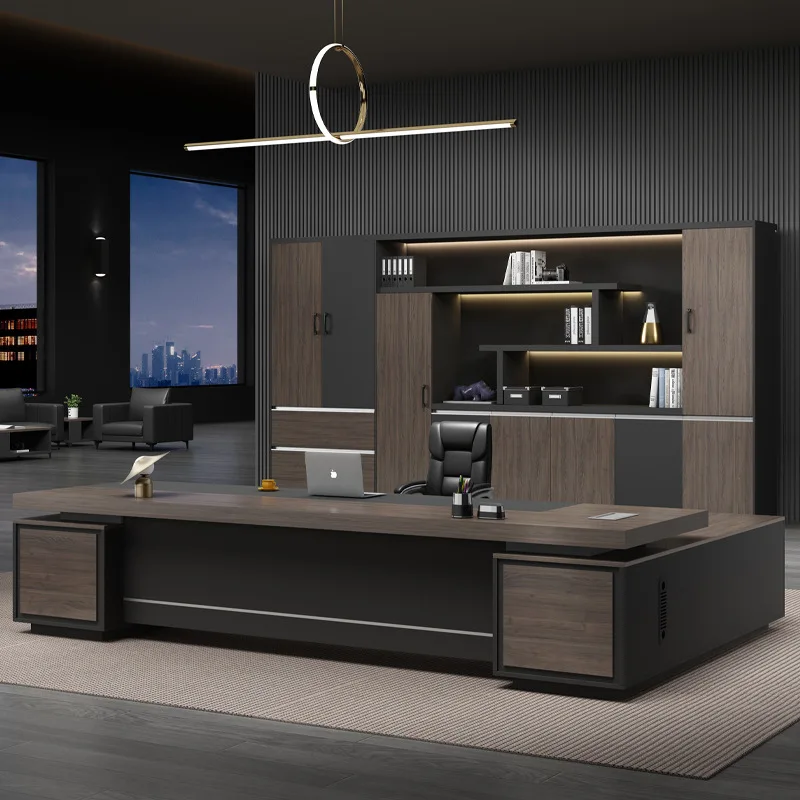 Boss File Cabinet Data Cabinet Office Locker Modern Office Background File Bookcase Wooden Display