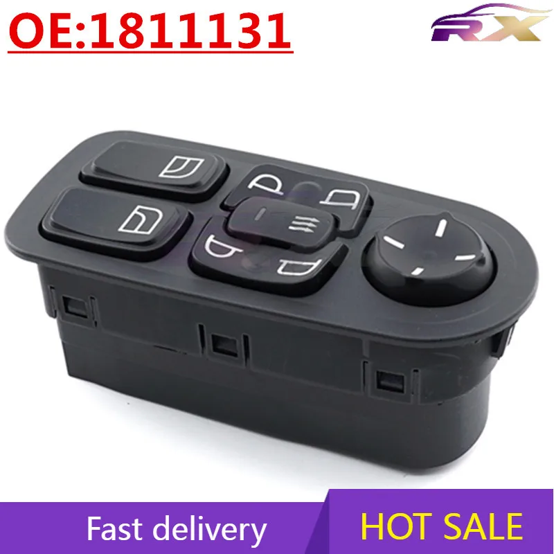 

OEM:1811131 Suitable for DAF truck accessories glass lifter control switch electric window adjustment switch