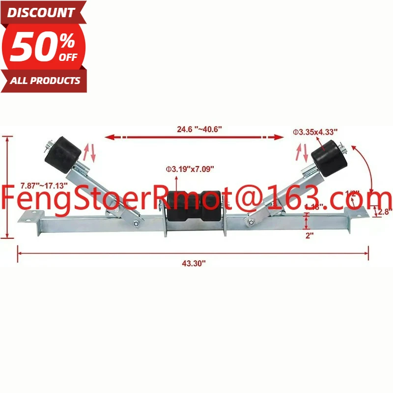 

Trailer roller bracket Austrian, European trailer bracket tire bracket, set maintenance frame
