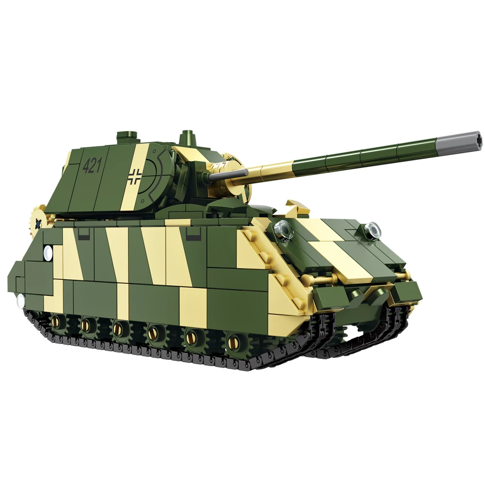 الحرب العالمية 2 WW2 جنود الجيش العسكريين KMS بسمارك سفينة حربية مركبة مدرعة اللبنات الطوب تجميع لعب للأطفال #5