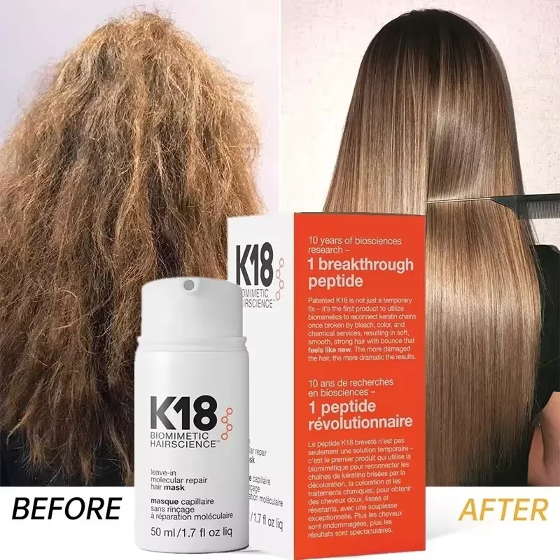 

K18 Repair Hair Mask Leave-in Molecular Damage Restore Soft Hair Deep Keratin Scalp Treatment Hair Care Product Original