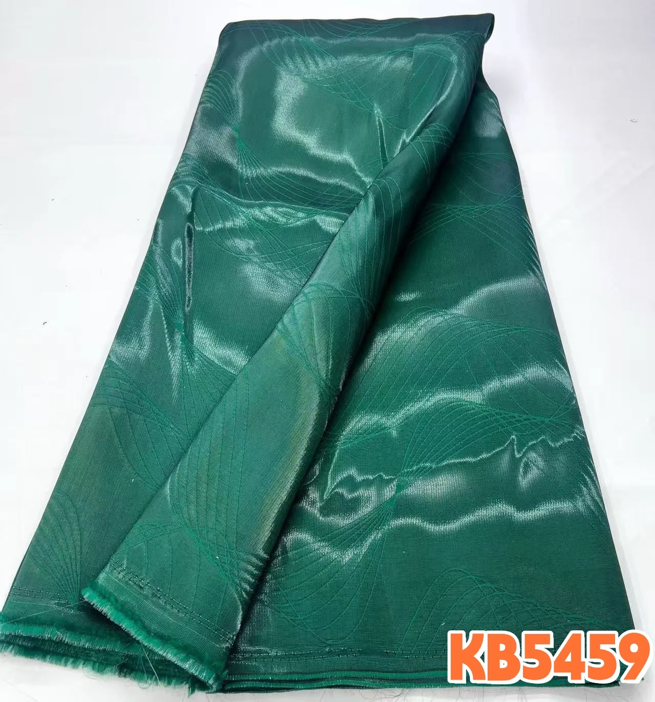 

Зеленая органза, жаккардовая шелковая кружевная ткань, африканская дамаскская ткань, брокат, тюль, вышитое кружево, 5 ярдов для свадебного шитья KB5459