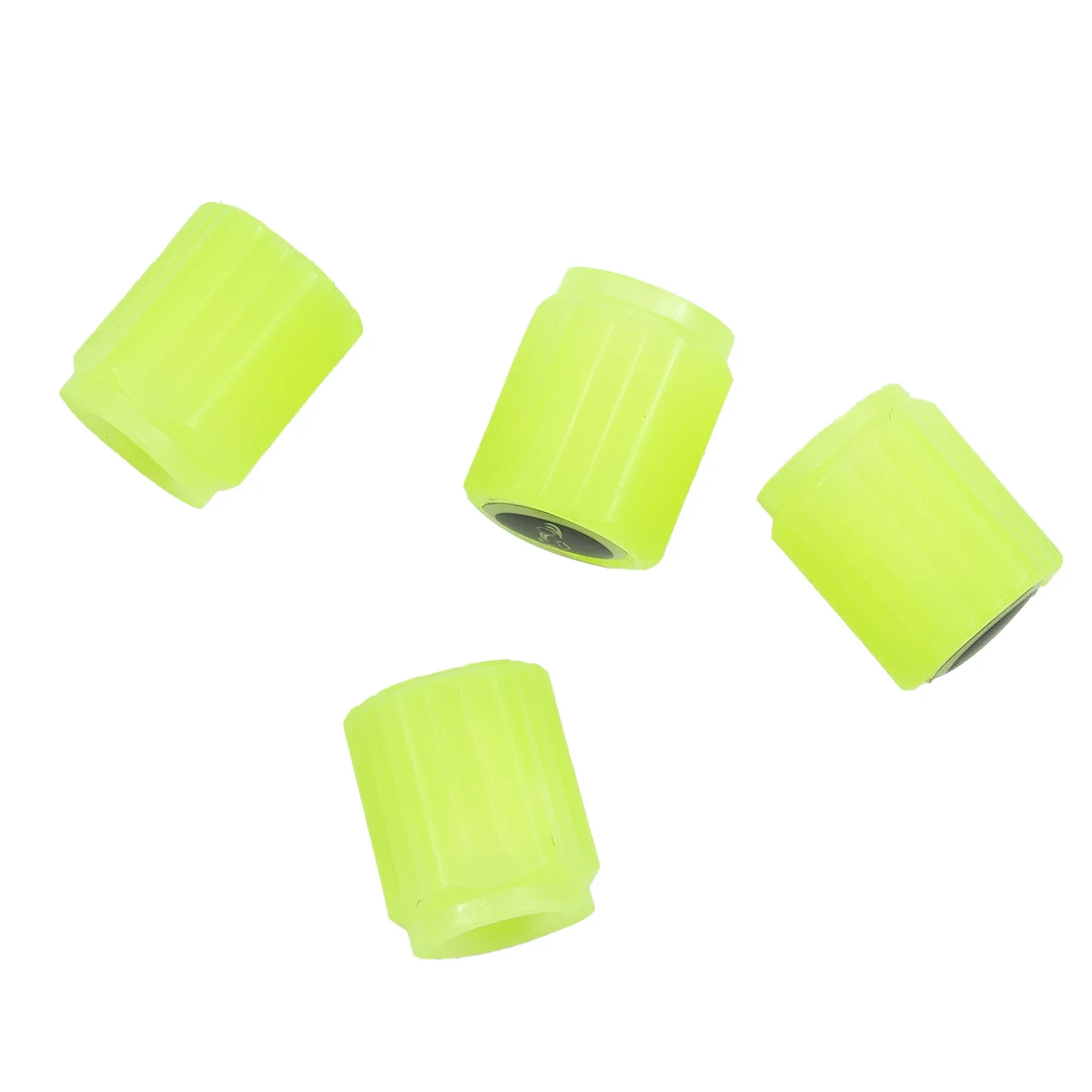 4pcs Fluorescent Car Tire Valve Cap Luminous Wheel Plugs Tire Valve Stem Cap Motorcycles Auto Tyre Accessories Car Styling