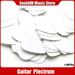 100pcs Guitar Picks ABS Acoustic Electric Ukulele Guitar Plectrum 0.46mm 0.71mm 0.58mm 1.2MM Standard Mediator Guitar Parts