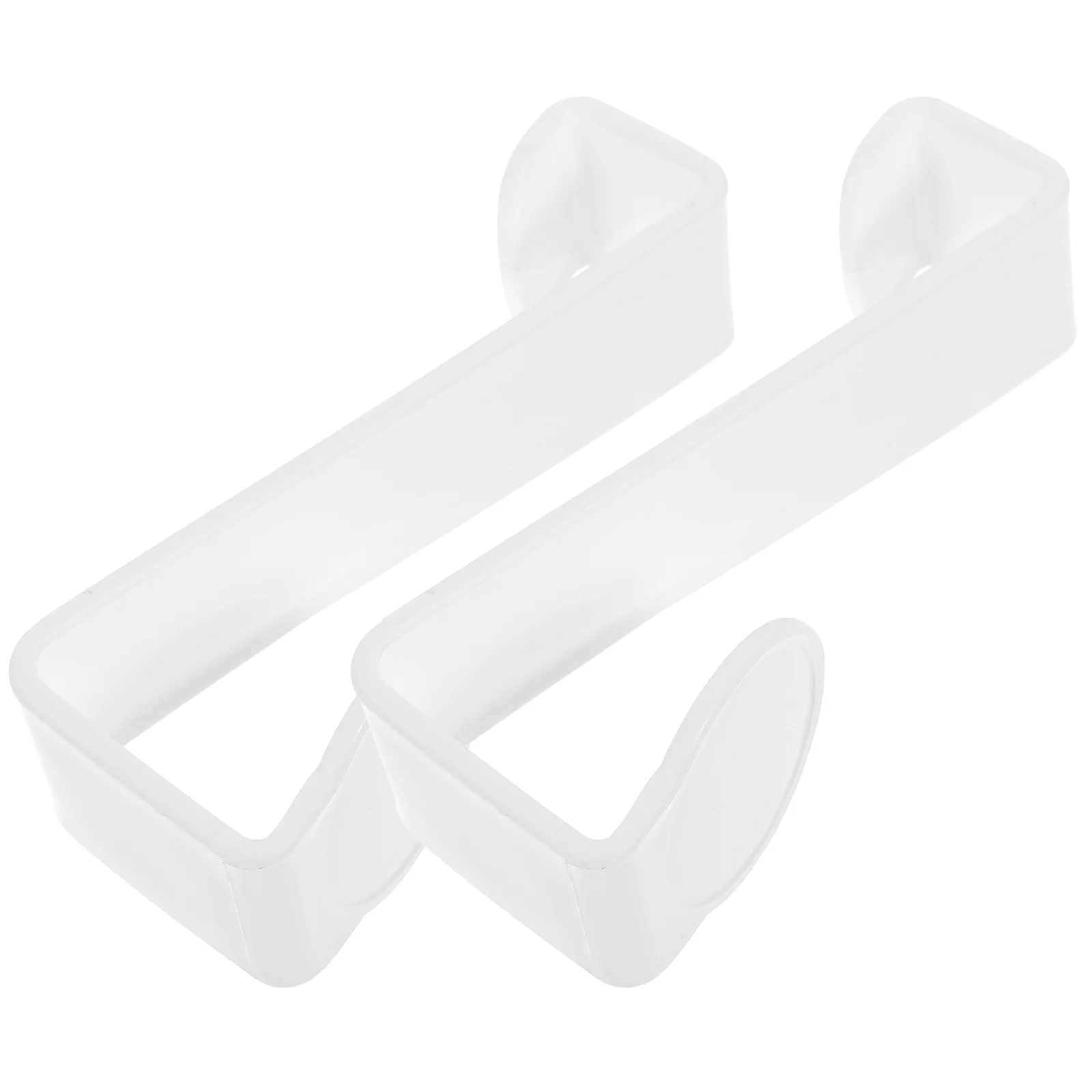 

2pcs Toilet Seat Hooks Plastic Hanging Hooks For Bathroom Organizing Over Door Storage Multi-Functional Z Shaped Back Door