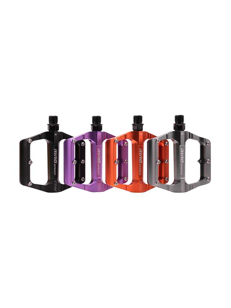 AliExpress riro RIRO CNC 3 Bearing Bicycle Pedals Ultralight BMX MTB Road Bike Pedals Non-slip Aluminum Alloy Reflective Cycling Accessories