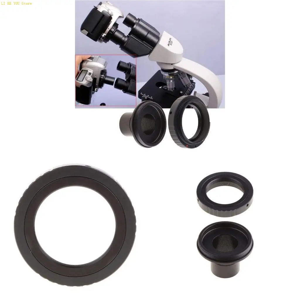 W3JE Camera Adapter Mount DSLR SLR 23.2MM To Stereo Microscope Lens for 1D 1D MkIII Digital T4i T3i T2i T1i Xt Xti XSi