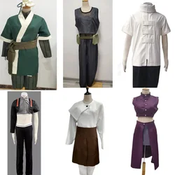 Ninja Hyuga Cosplay Sakura Neji Costume Halloween Ino clothing Mesh clothing Shirt custom made