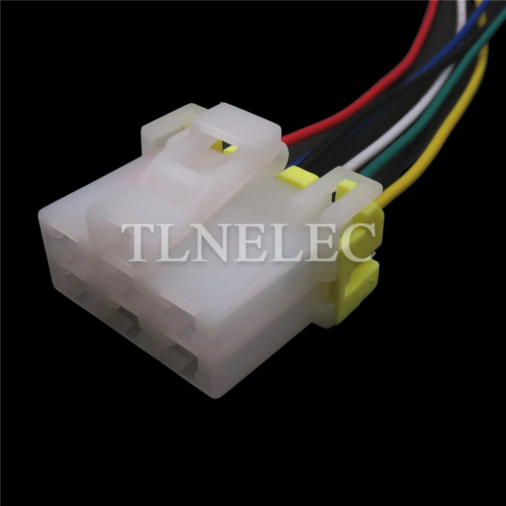6 Pin Way Motormeter Unsealed Connector with Wires Car Instrument High Current Wiring Cable Sockets 7122-6060 7123-6060