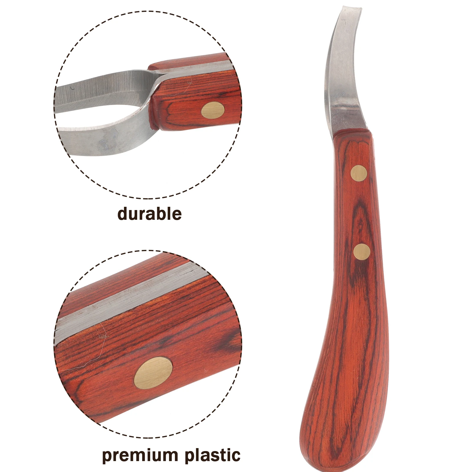 

Hoof Trimmer Manganese Steel Handle Professional Farrier Supplies Reusable Goats Hoof Care