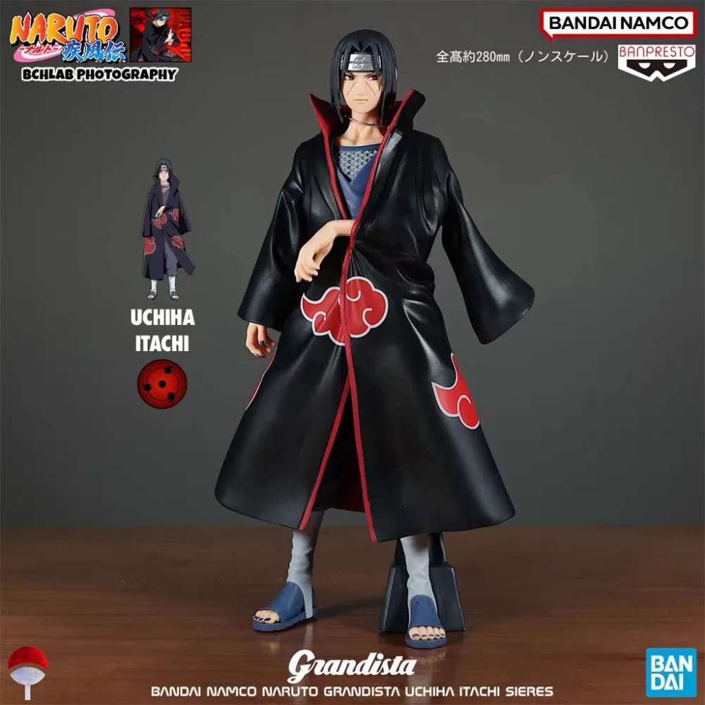 

В наличии Bandai Banpresto Grandista Naruto Uchiha Itachi ПВХ аниме фигурка модель игрушки украшения коллекция кукол подарки для детей