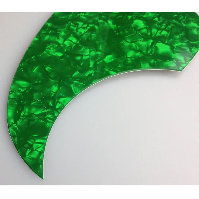 Pleroo Custom Guitar pickgaurd - DIY Acoustic Guitar Pick guard Blank sheets Guitar Parts, Green Pearl