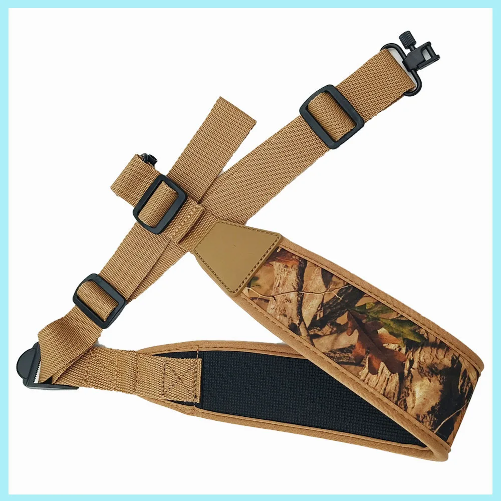 Tactical Gun Sling - Adjustable 2-Point Rifle Strap | Padded Anti-Slip Shoulder Belt for Hunting/Shooting