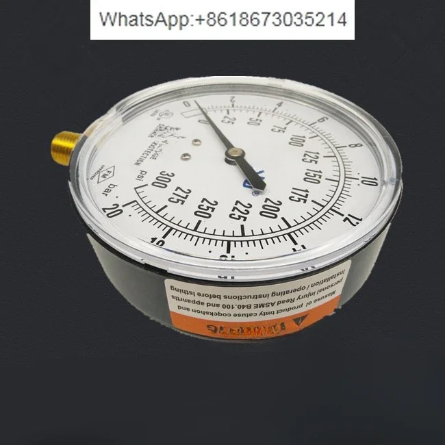 35-W1005P-02L-XUL 20 BAR Wet-type  valve pressure gauge meter