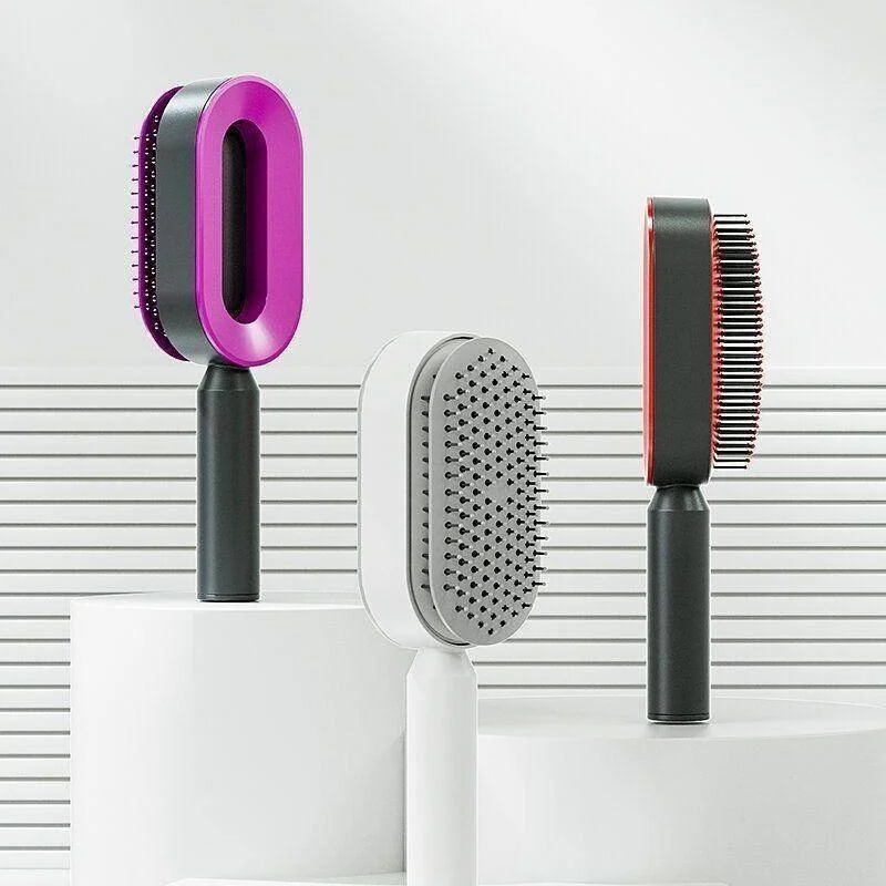 

10pcs Self Cleaning Hair Brush 3D Air Cushion Massager Brushes Airbag Massage Comb Brush Detangling Anti Static Hairbrush Cleanr