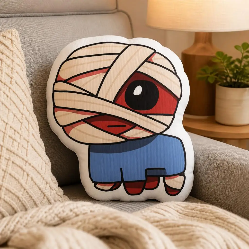 Curly post-crash Autism Creature Mouthwashing Funny Pillow Cushion Irregular Stuffed Throw Pillow Home Decor Gift Sofa Bed