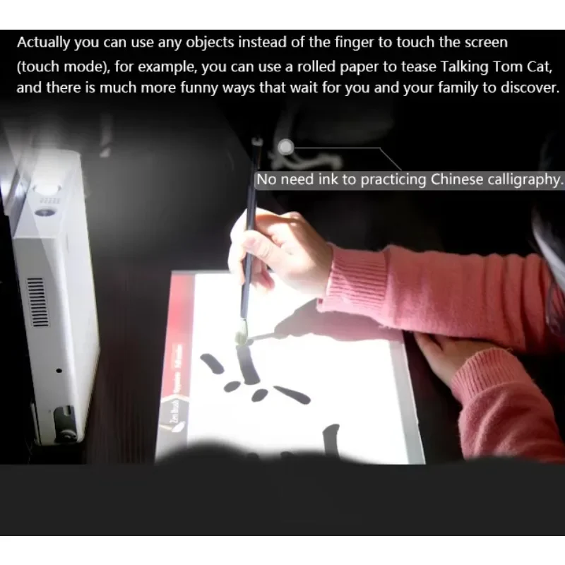 

Горячая продажа Finger Pen Touch Android Smart интерактивный мини-проектор 3D завод