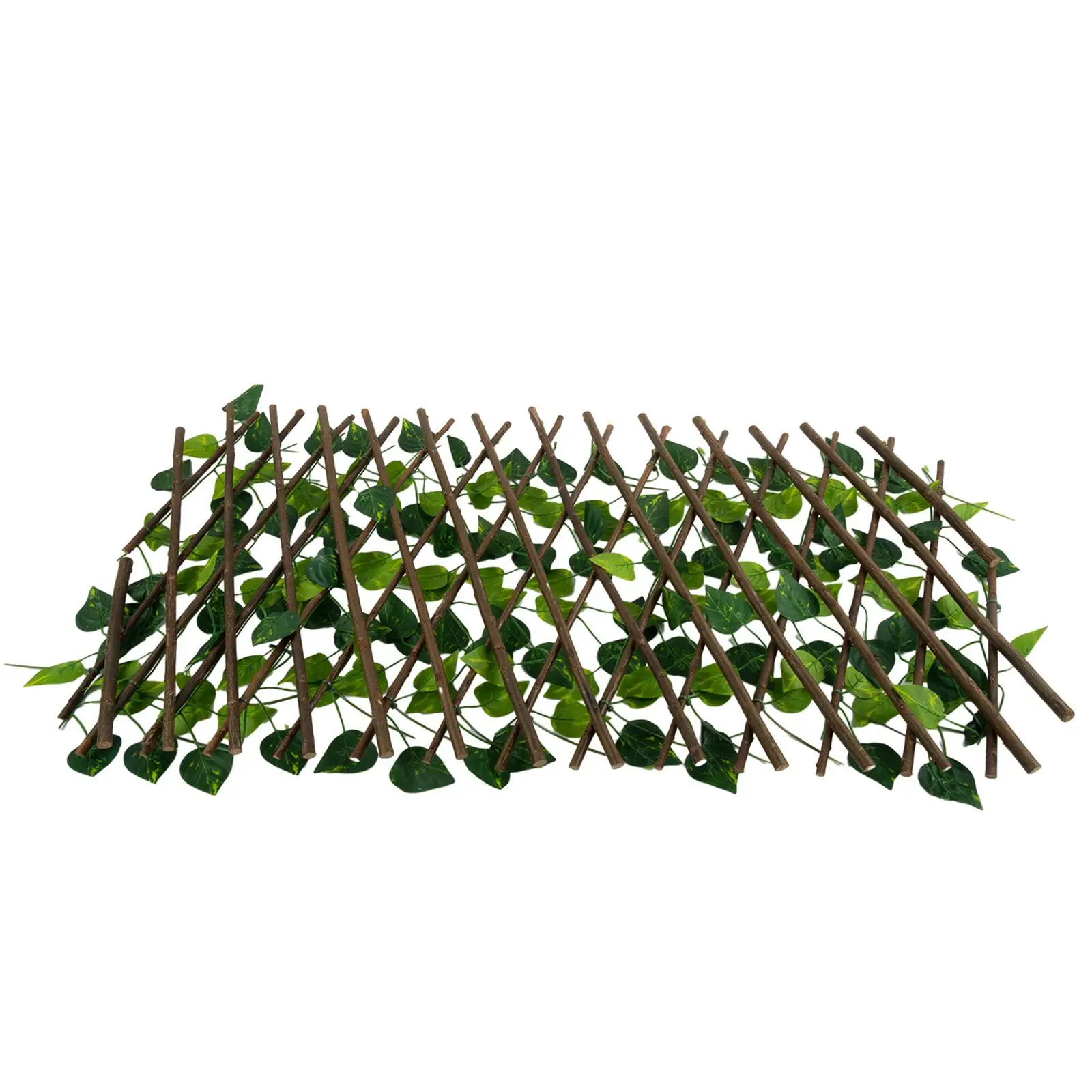 Decor Artificial Fence Leaf Fake Plant Ivy Fence Telescopic Fence Fence Trellis Expandable Wall Expandable/Stretchable