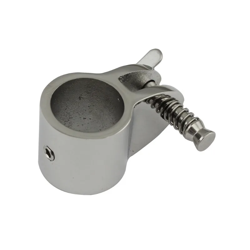 Stainless steel 316 mirror polished spring suction pin sliding sleeve, yacht awning accessories hardware, marine accessories