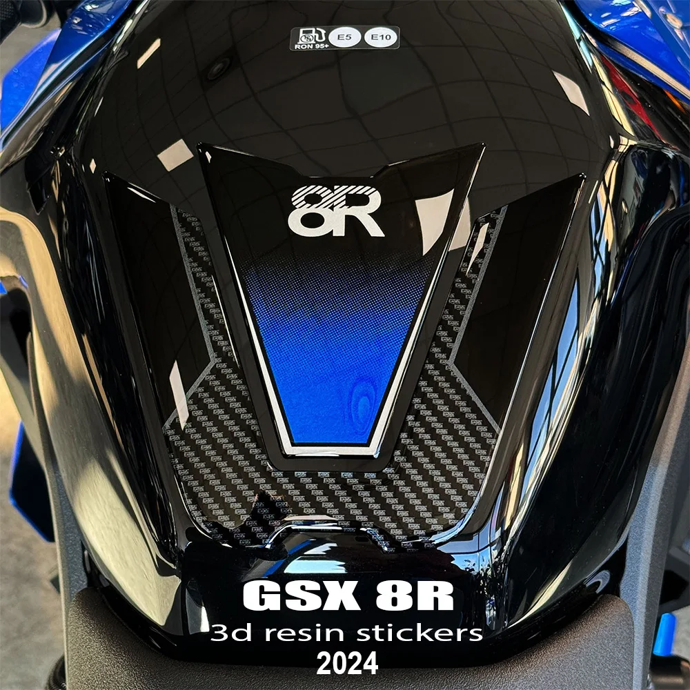 Voor Gsx 8r GSX-8R 2024- Tank Pad Motorfiets Accessoires 3d Epoxyhars Sticker Bescherming Stickers Kit