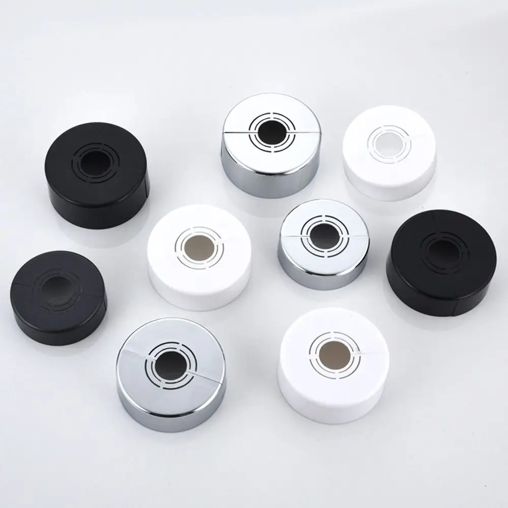 Useful ABS Shower Faucet Cover Plating Wall Flange Pipe Wall Covers Adjustable Faucet Decorative Cover Kitchen