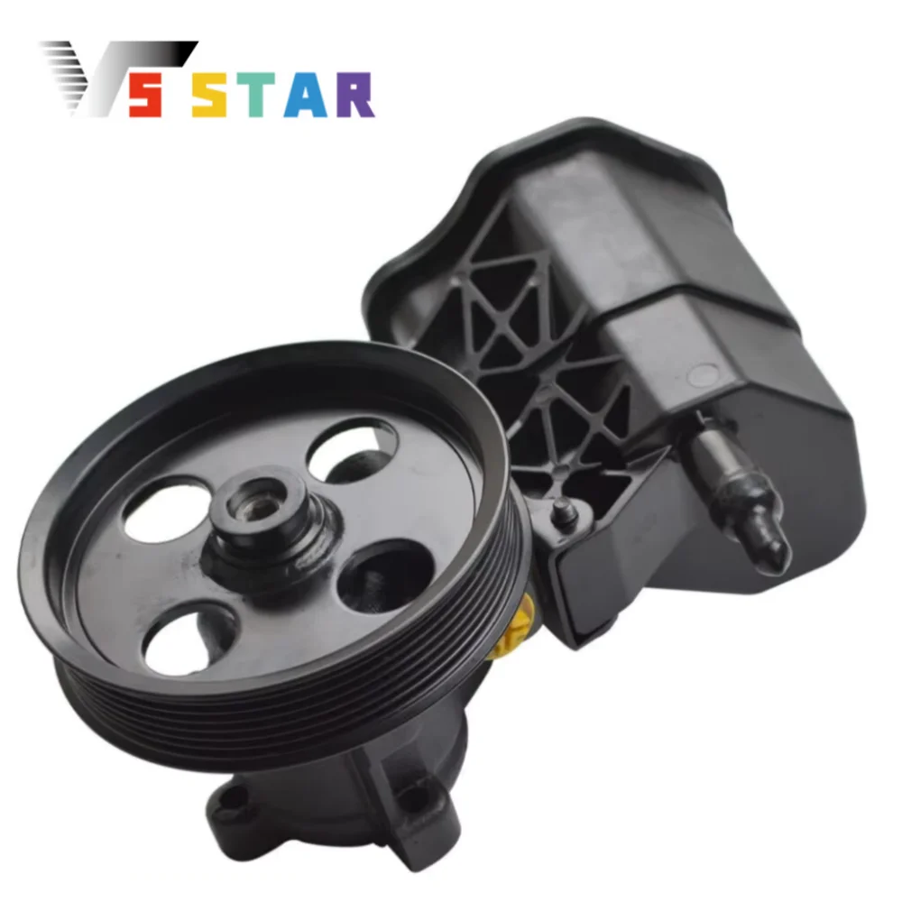 

52113364AI 52113364AH Power Steering Pump with Reservoir & Pulley For 2005-2007 Dodge Ram 1500 4.7L V8 FLEX GAS SOHC SP-0314