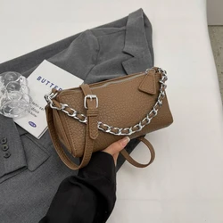 2024 New Best-selling Women's Bag Glossy Luxury Leather Shoulder Bag Classic Versatile PU Waterproof Fashion Top-Handle Bags 가방