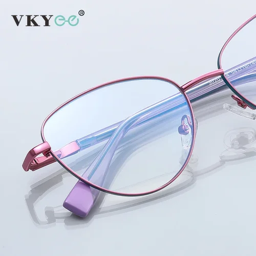 Imagen 2 del producto VICKY nuevas gafas de lectura de ojo de gato antiluz azul para mujer, gafas con bloqueo de luz azul, montura de protección ocular, gafas graduadas