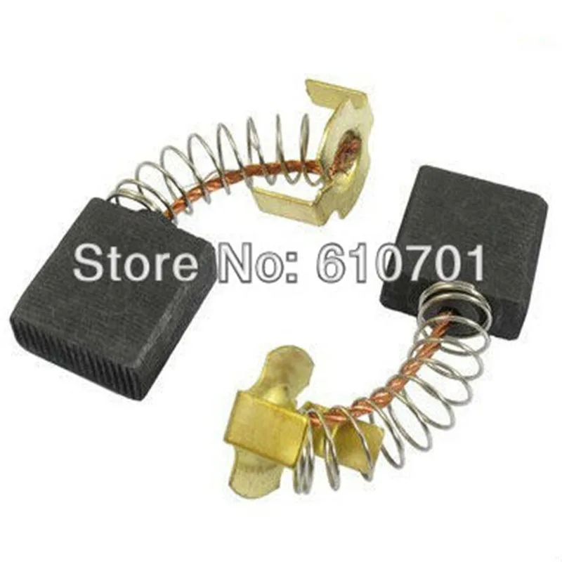 2 peças cb44 7x17x17mm motor elétrico escovas de carbono ferramenta manual serra martelo broca moedor para makita hitachi
