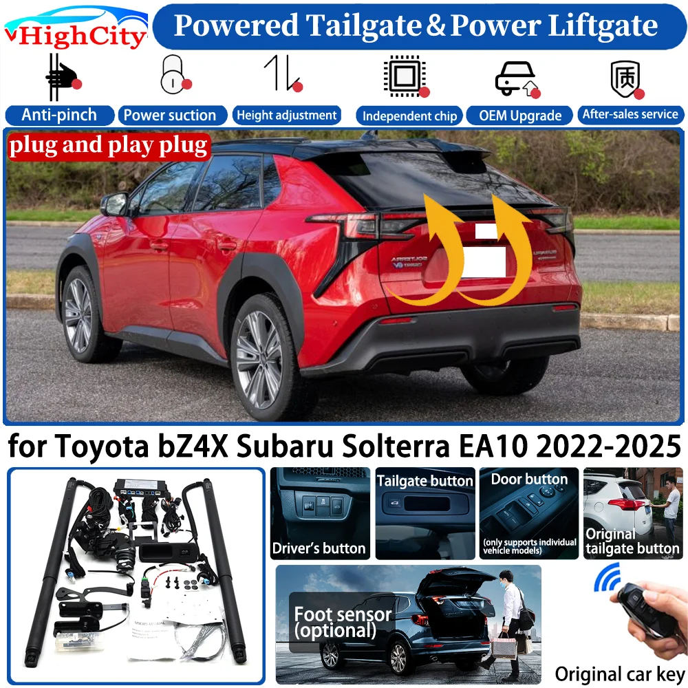 for Toyota bZ4X Subaru Solterra EA10 2022-2025 Automatic Smart Powered Tailgate Power Liftgate System Intelligent Trunk Lift Kit