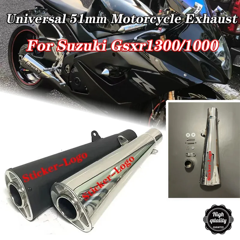 

Universal 51mm Brocks Motorcycle Exhaust Escape Moto Racing for Suzuki Gsxr1300 Gsxr1000 Cafe Racer HP2 HP4 Zx14 Zx10r CBR1000