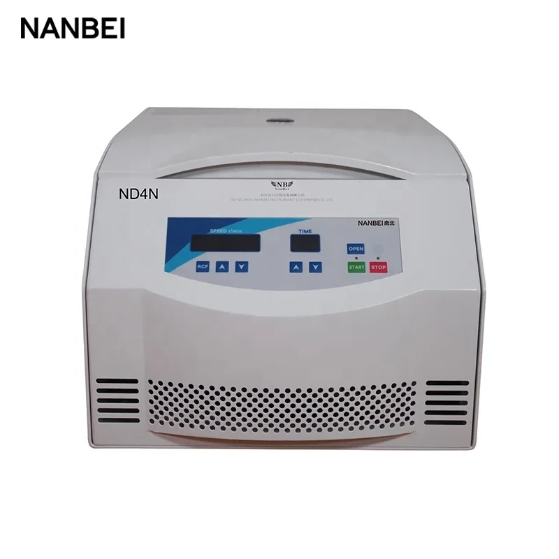 

Настольная Клиническая низкоскоростная лабораторная медицинская центрифуга NANBEI 4000 об/мин