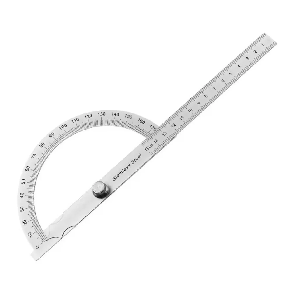 Daily Measurement Needs Angle Gauge Tool Accurate Measurement Instrument 180 Degree Ruler 0-180 Degree Rotation