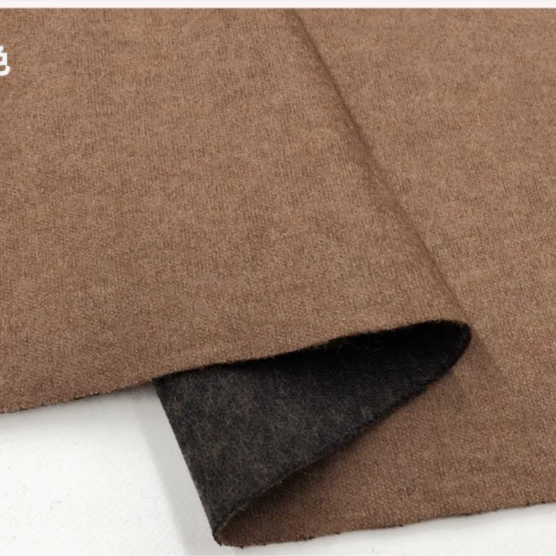 New knitted blended fabric thick coat trench wide leg trousers skirt autumn and winter clothing