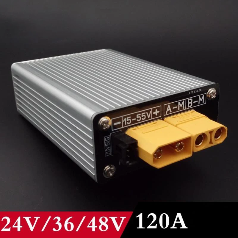 1pcs 12v 24v 36v 48v Bidirectional Brushed Esc Speed Controller 3s-13s High Voltage For Rc Crawler Boat Model Toy