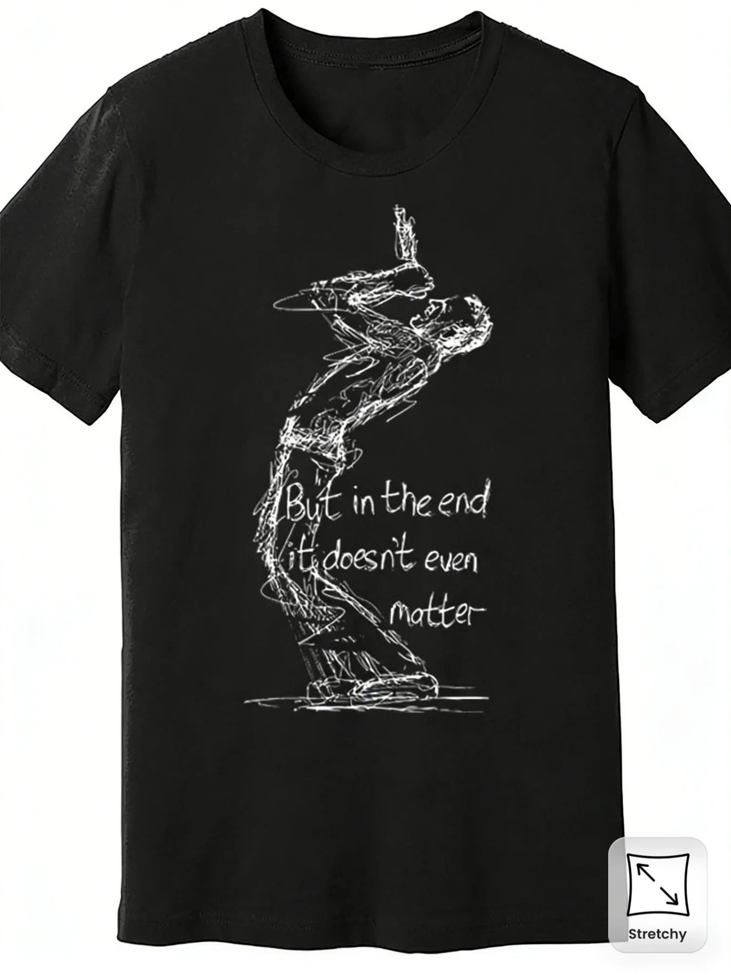 Men'S Tribute Graphic T-Shirt - Black Short-Sleeve Rock Shirt | Comfortable Stretch Fabric, Casual Concert T-Shirt, Clothing for Music Lovers, Eye-Catching Design, Round Neck, Suitable for Any Season, Unisex, Collectible T-Shirt