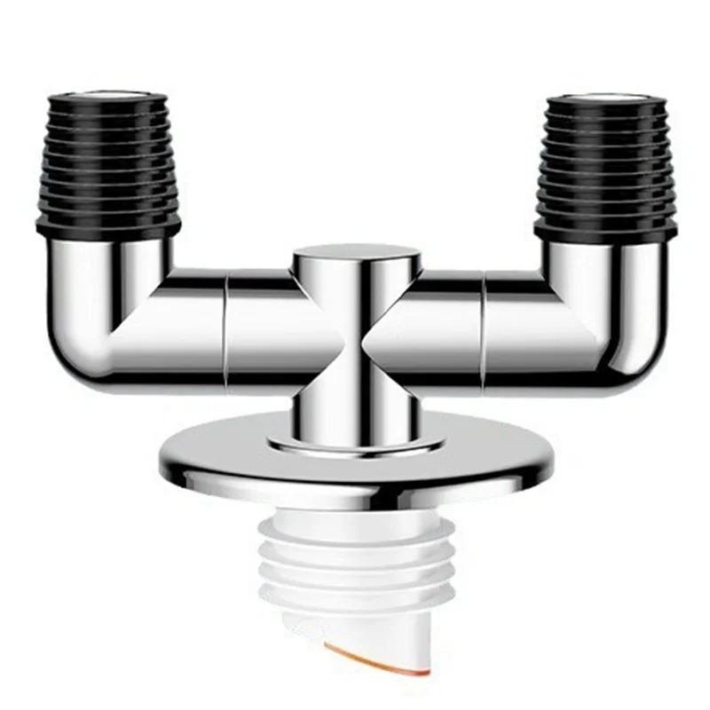 

A76X-Downpipe Washing Machine Deodorant Three Head Through Drain Pipe Floor Drain Special Deodorant Overflow Three-Way Shunt