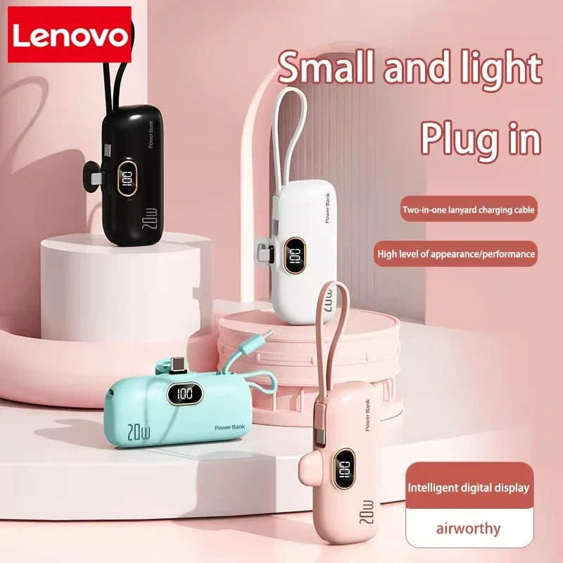 Lenovo Mini Convenient Mobile Power Bank 30000mAh Portable Fast Charging Suitable For iPhone For Samsung External Battery 2026 view 3