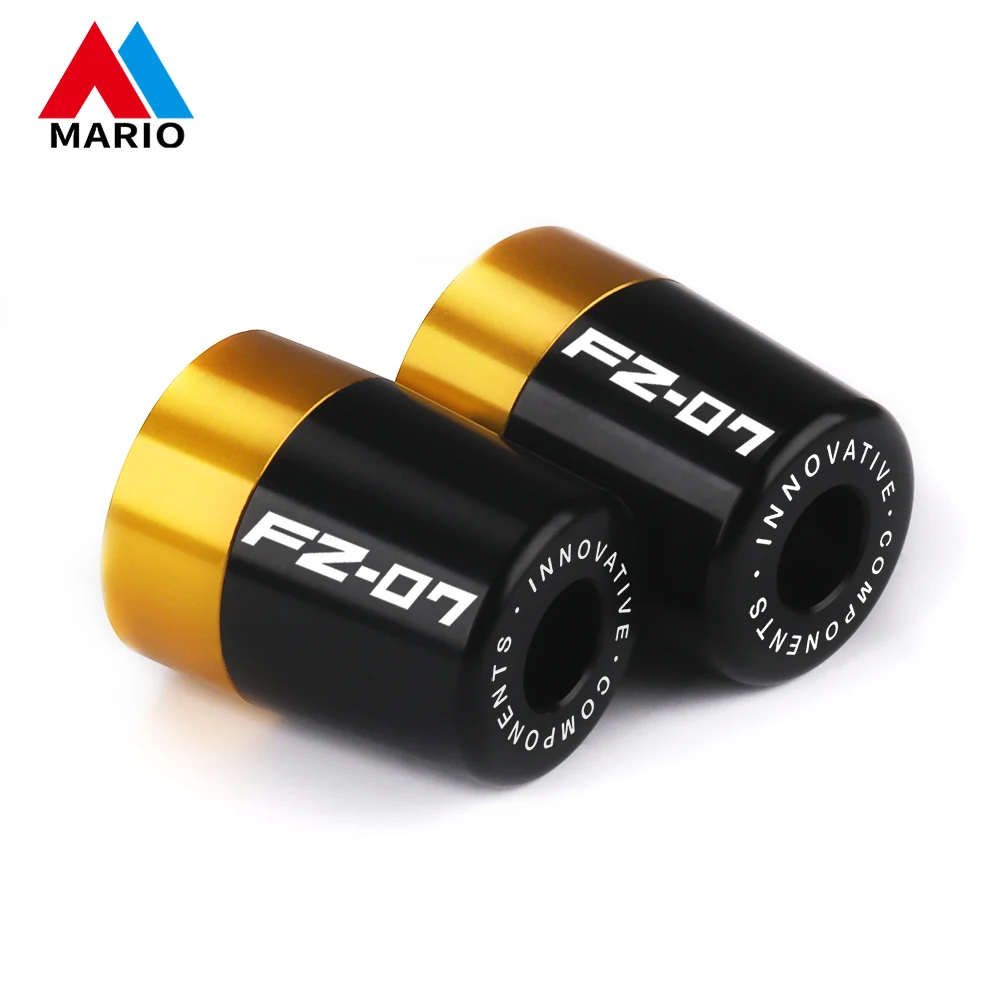 

For YAMAHA FZ07 FZ6 FZ6R FZ 07/6/6R fz 07/6/6r Motorcycle Accessories Aluminum Handle Bar End Plugs Handlebar Grips Cap Plug