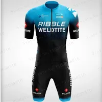 Male Cycling Overalls Triathlon Men's Short Sleeve Jumpsuit Cycling Jersey Piece Suit Bike Skinsuit Clothing 9D Ropa Ciclismo