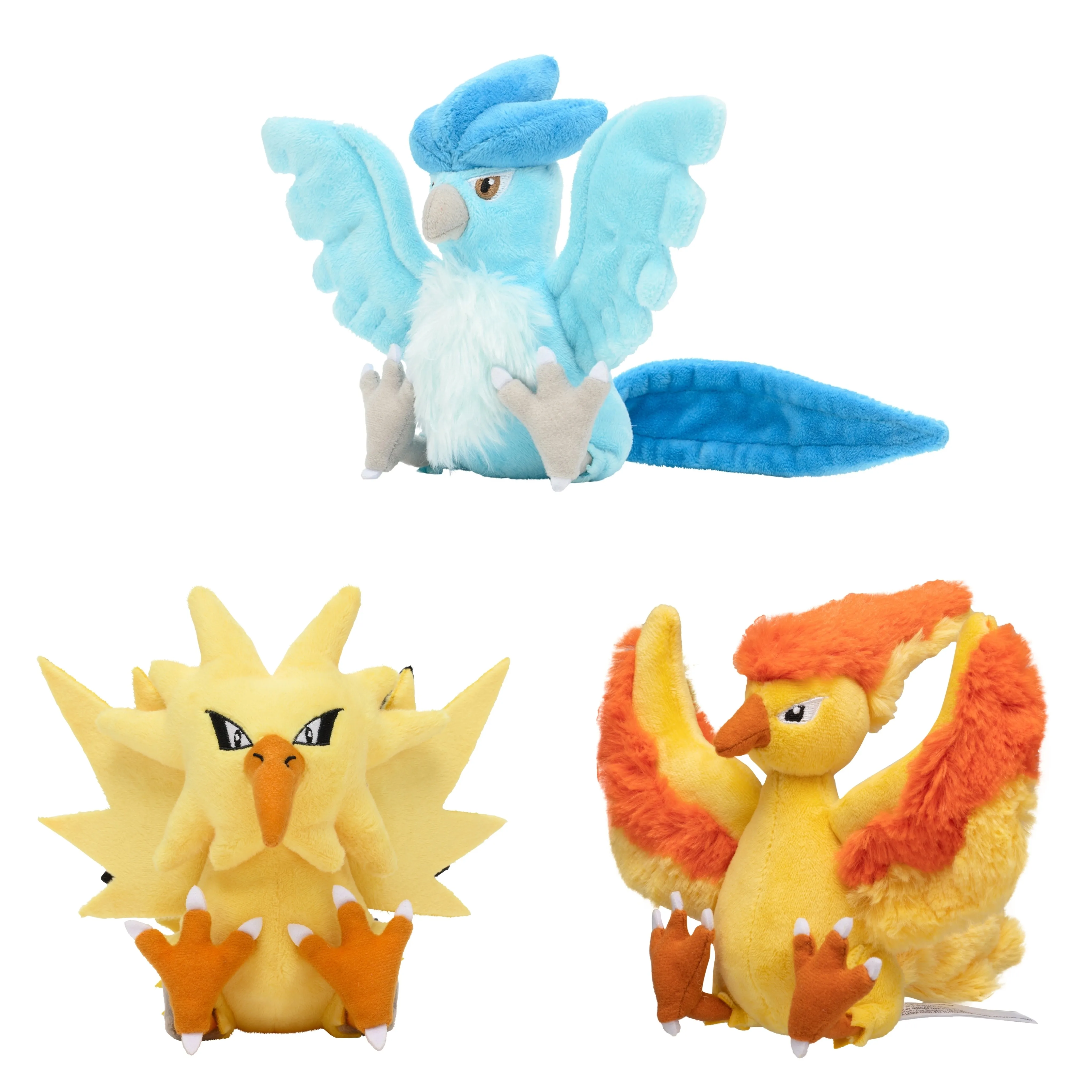 Kanto Region Pokémon  Palm Fit Collection Moltres  Freeze Zapdos Plush Dolls Birthday and Christmas Gifts for Graduation Friends