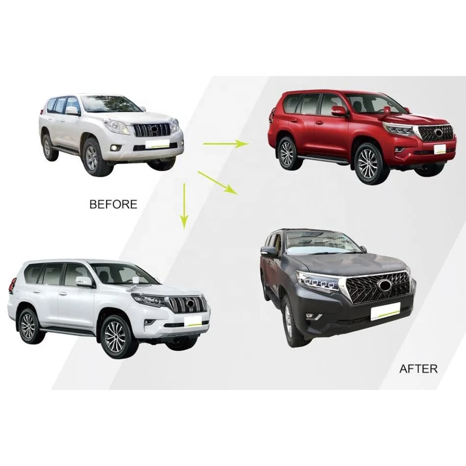 Body kits for  Prado Land cruiser 150 old version change to new version 2010-2017 upgrade to 2018