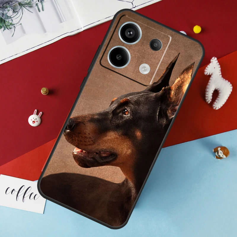 Doberman Dog Case Voor Xiaomi Redmi 13c 12c 10c 9c 10a Redmi Note 11 9 10 12 13 Pro 9S 10S 11S 12S Hoes