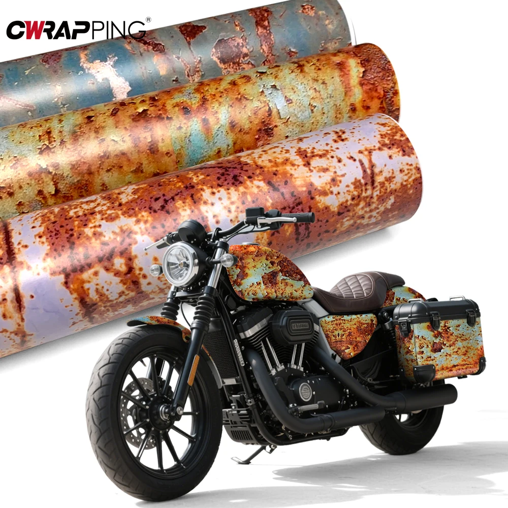 Car Stickers Rust Camouflage Films Waterproof Vinyl Film Tuning Auto Accessories Wrapping Tools Motorcycles Motorcycle Vinyls