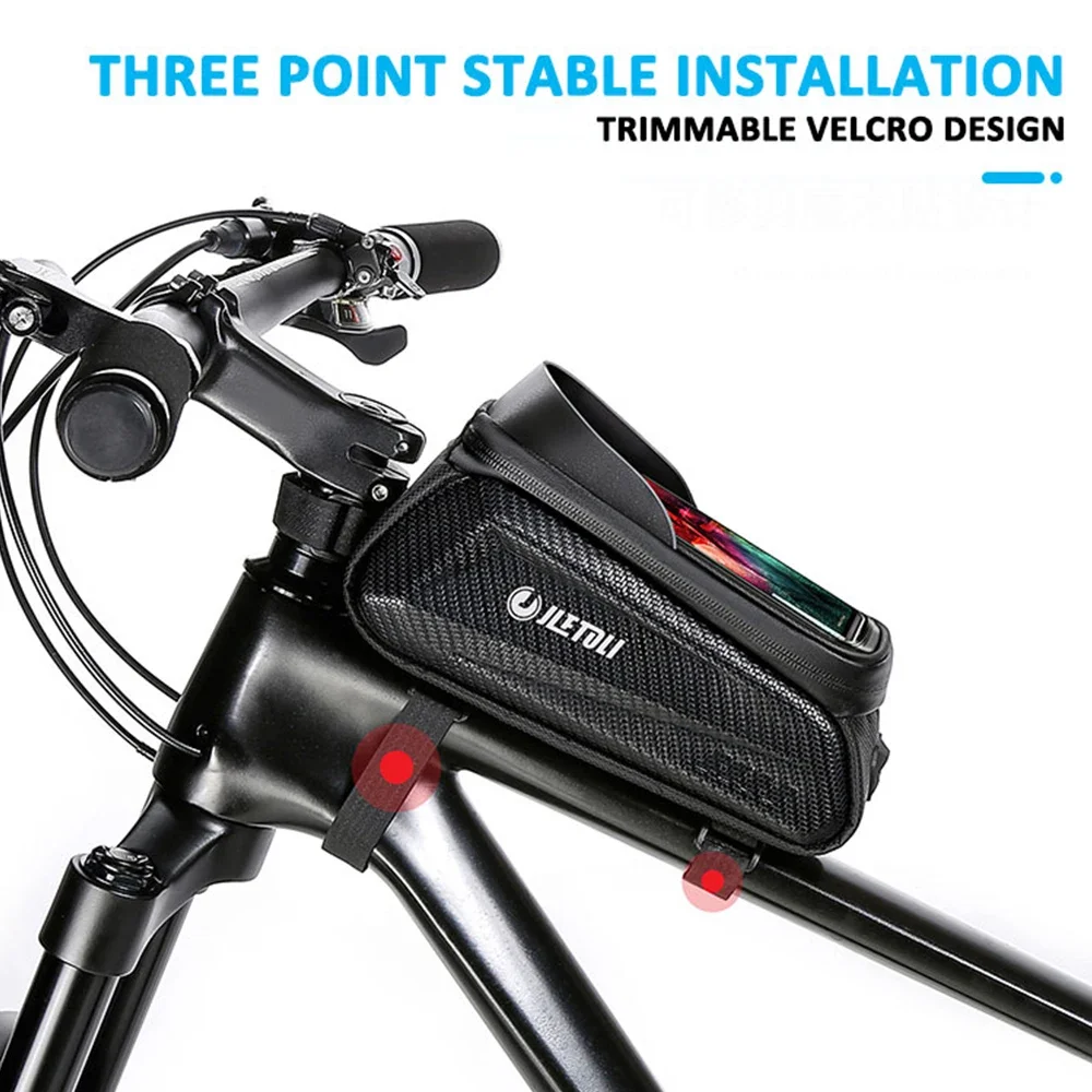 

Водонепроницаемая сумка для велосипеда с сенсорным экраном для горного велосипеда и легким дизайном для безопасного хранения телефона на велосипеде