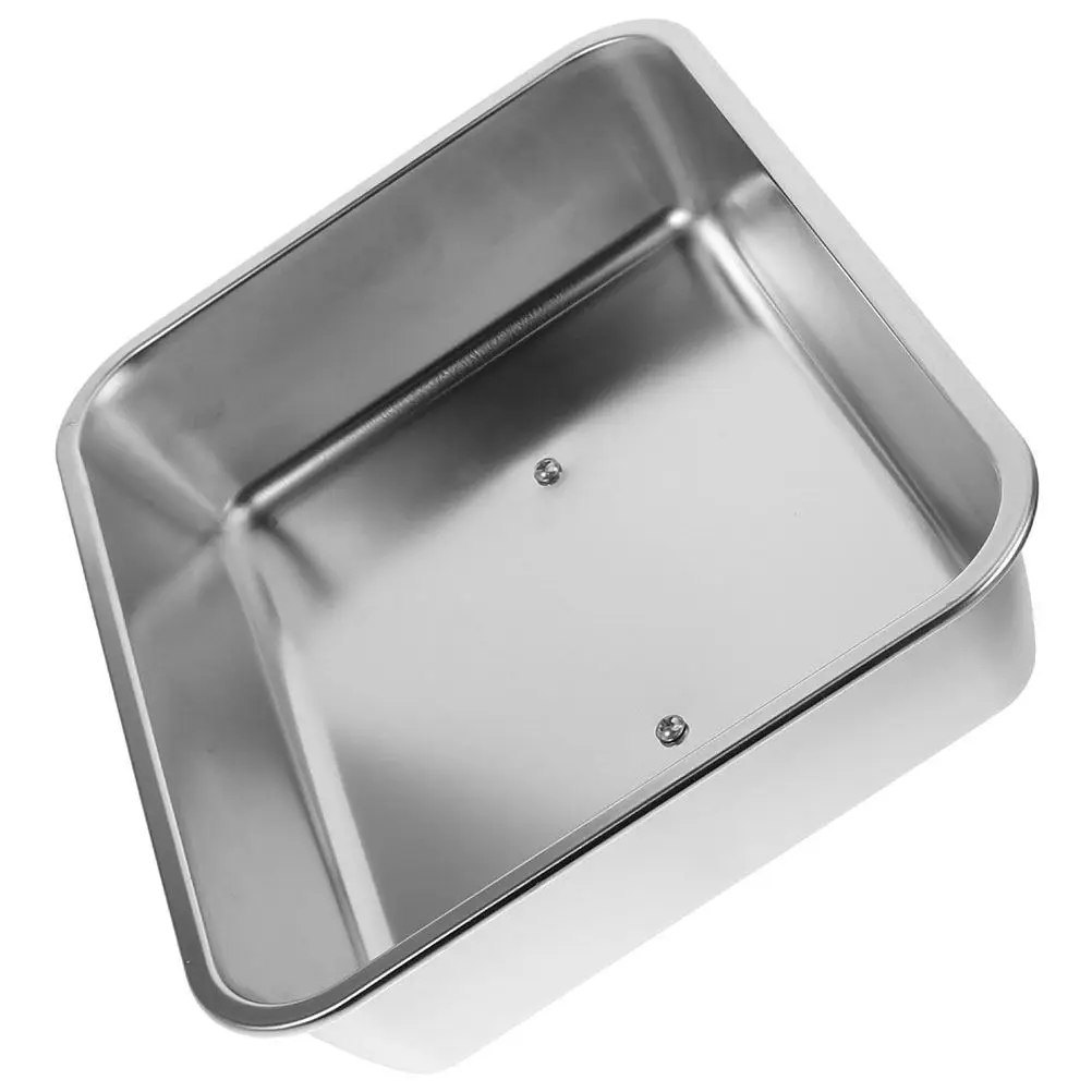 Stainless Steel Rectangular Basting Cover Grill Pan Lid Cheese Melting Dome Metal Steam Cover Barbecue Lid for Western Steak