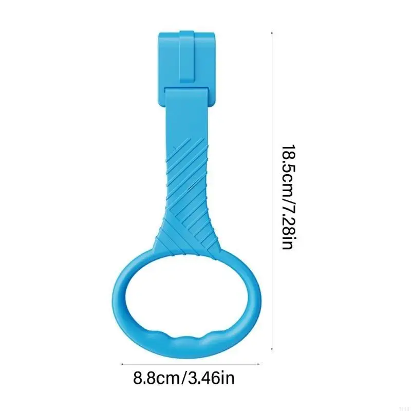 76HF 1Pc Detachable Crib Pull Up Rings Toddler Bedside Walking Aid PP Helper Encourages Baby First Step