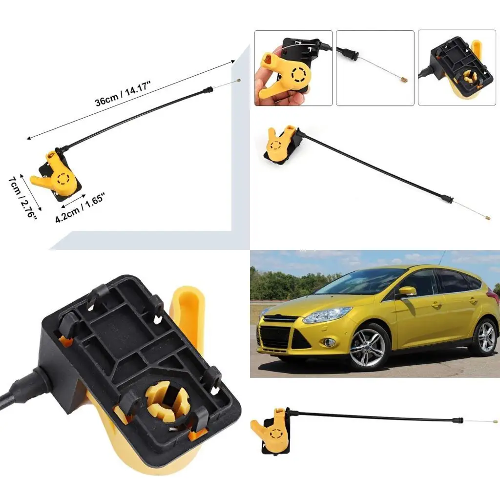 

02DE Car Hood Lock Latches Release Control Cable For 2012-2018 CV6Z16A770A