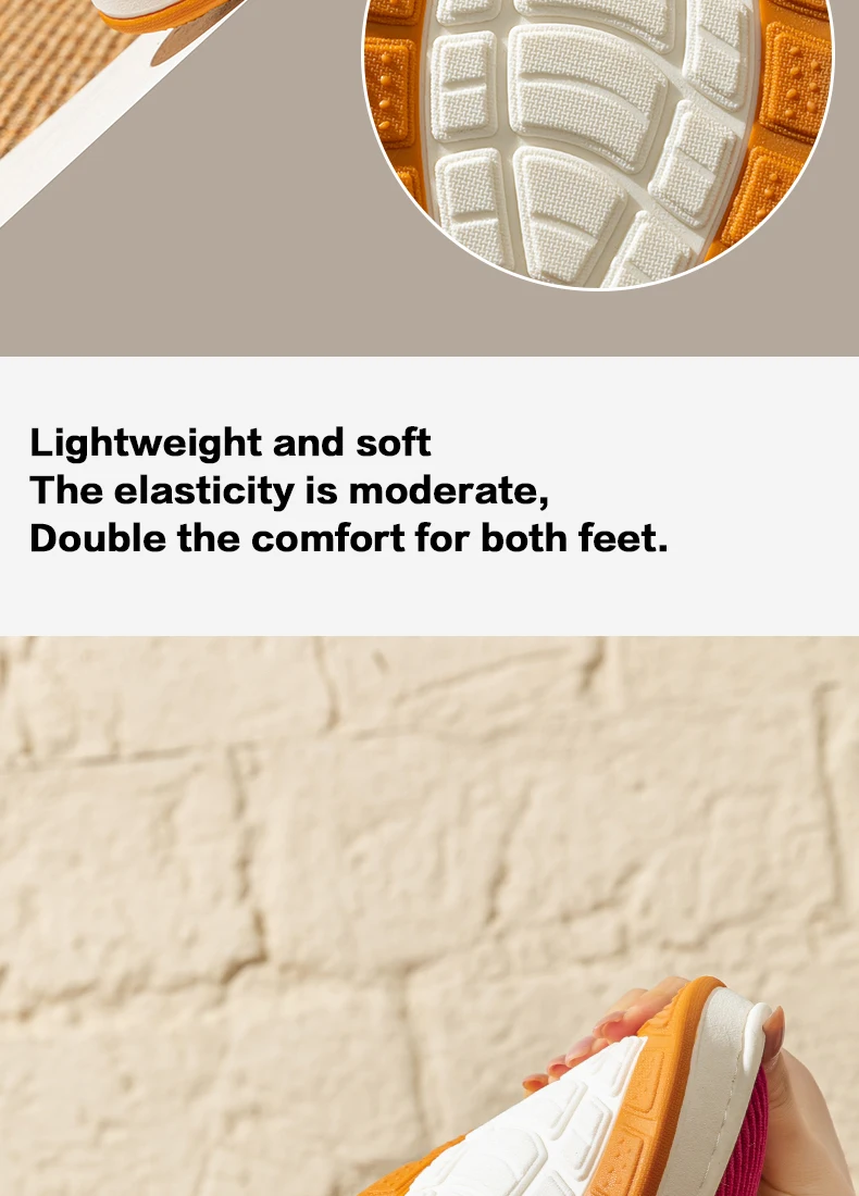 Winter-Warmhausschuhe für Senioren, Damen und Herren, mit verstellbarem Riemen, Cord-Baumwollschuhe, weiches Plüschfleece-Futter, rutschfeste Hausschuhe. – Detail 11